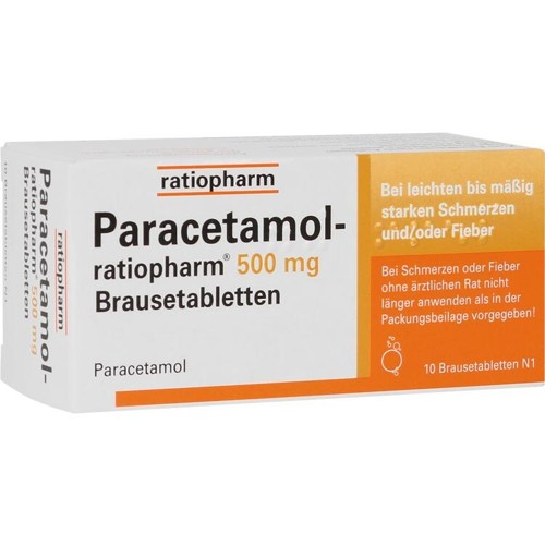 Paracetamol-ratiopharm 500mg Brausetabletten 10 Stück