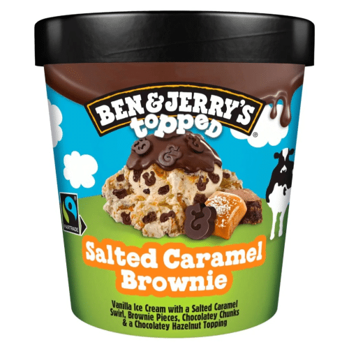 Ben & Jerry's Topped Salted Caramel Brownie 465ml