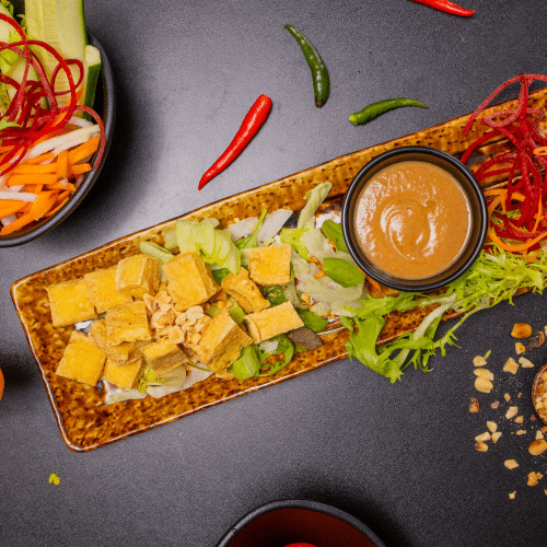 Crispy Tofu Cubes