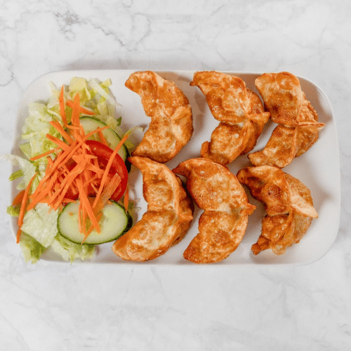 Frittiertes Hühner Momo (6 Stück)