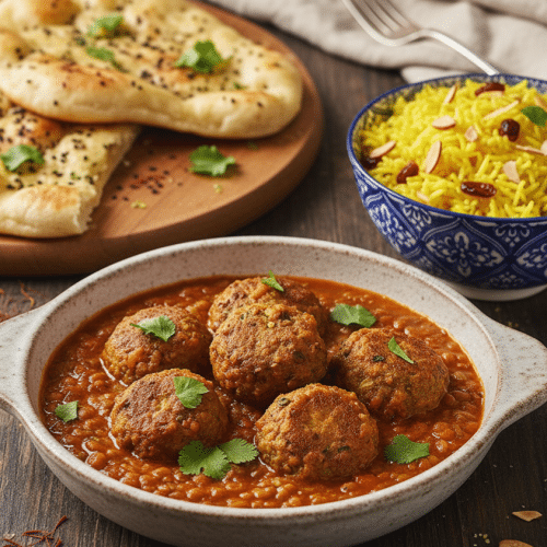 Kofta Tarkari (vegan)