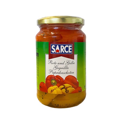 Rote und Gelbe gegrillte Paprikaschoten 20513