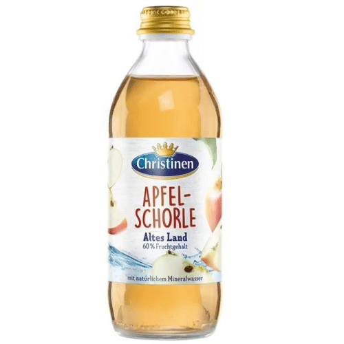 Christinen Apfel Schorle Glas 0,33l (MEHRWEG)