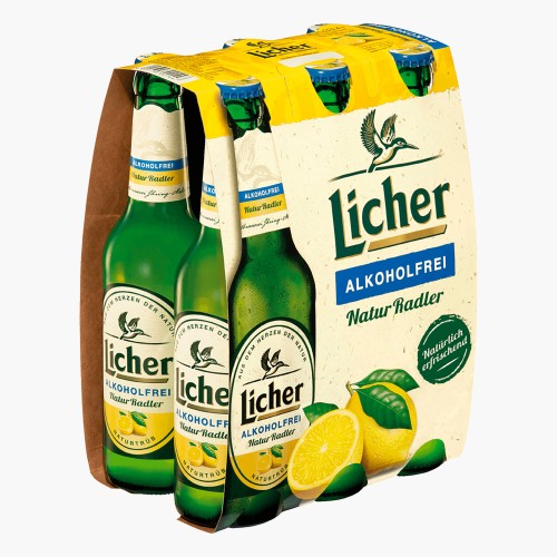 Licher Natur Radler alkoholfrei 6x0,33l