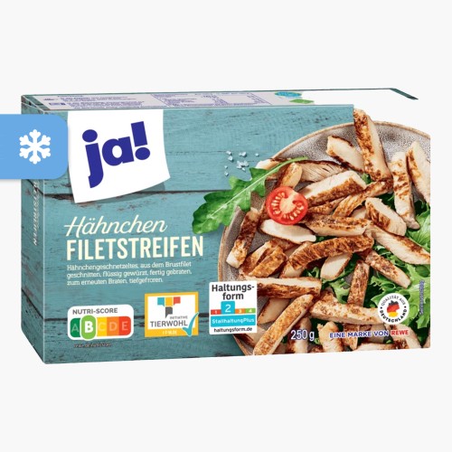 Ja! Hähnchen Filetstreifen 250g