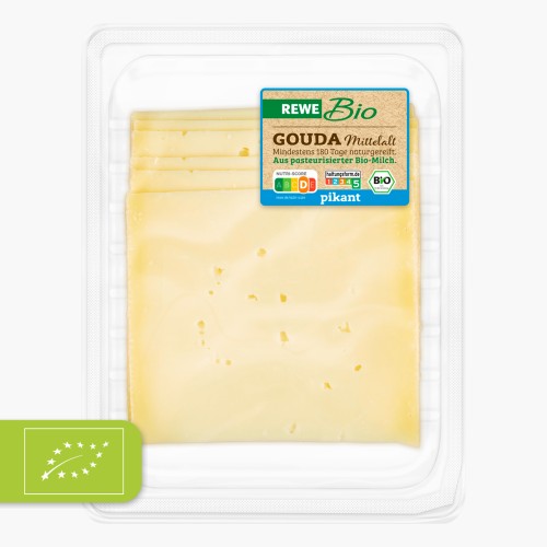 Rewe Bio Gouda Mittelalt Pikant 150g