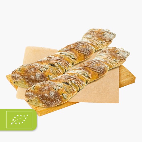 2 Stk. - Zeit für Brot Bio Oliven-Dinkelstange
