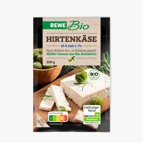 Rewe Bio Hirtenkäse 45% 200g