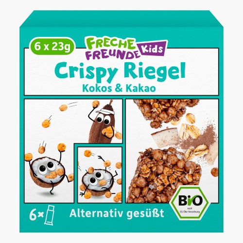 Freche Freunde Crispy Riegel Kakao & Kokos 