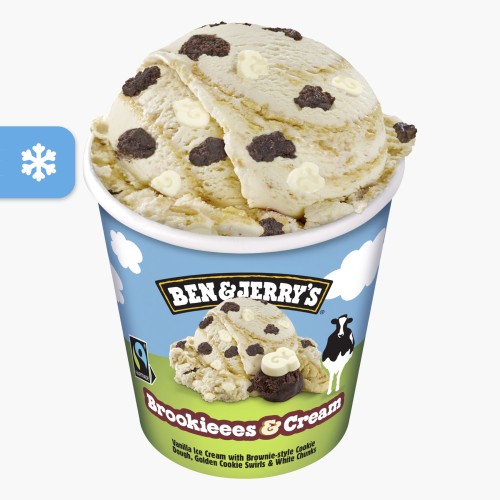 Ben & Jerry's Eis Brookieees & Cream 465ml