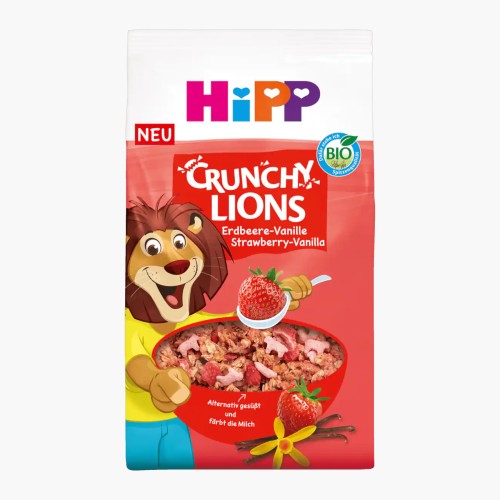 Hipp Bio Crunchy Lions Erdbeere-Vanille 300g