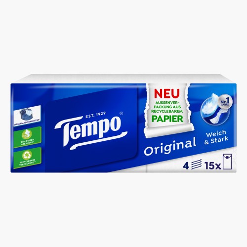 Tempo Taschentücher 15x10 Stück