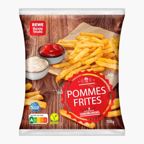 REWE Beste Wahl Pommes Frites 750g