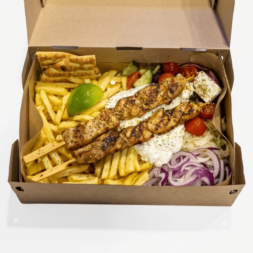 Chicken Souvlaki Plate