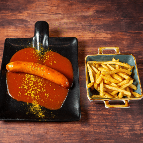 Currywurst und Pommes Spezial