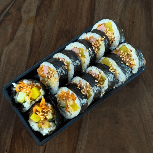 Kimbap - koreanische Reisrolle