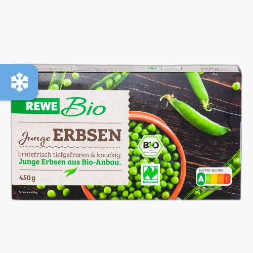 Rewe Bio Junge Erbsen 450g