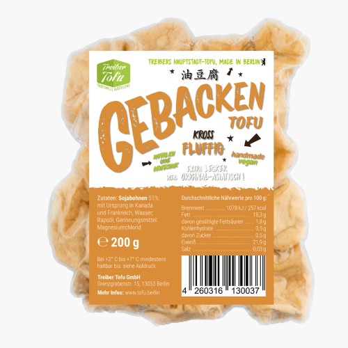 Treiber Gebackener Tofu 200g