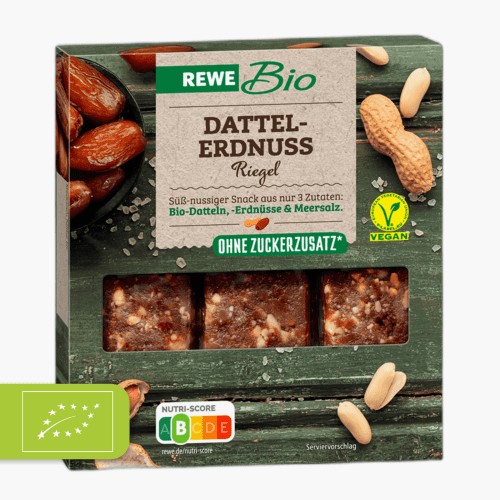 Rewe Bio Dattel-Erdnuss Riegel 3x30g