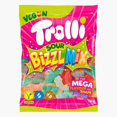 Trolli Sour Bizzl Mix vegan 150g