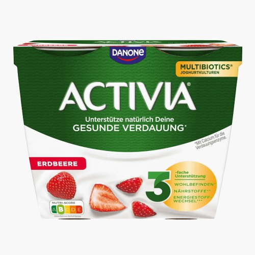 Danone Activia Erdbeer 4x115g