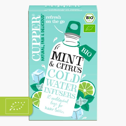 Cupper Bio Tee Mint & Citrus Cold Water Infusers 27g (10 Beutel)
