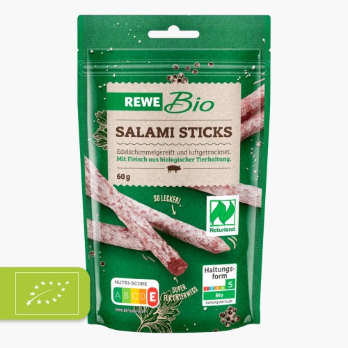 REWE Bio Salamisticks classic 60g