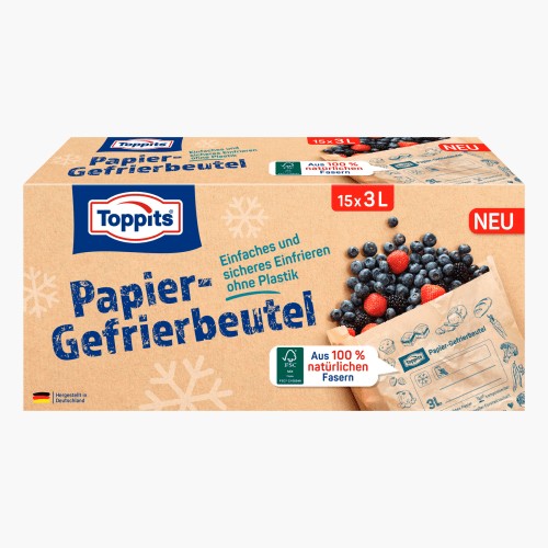 Toppits Papier-Gefrierbeutel 3l 15 Stk.