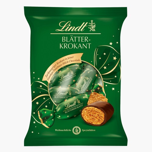 Lindt Blätterkrokant Zapfen Doppeldreh 90g
