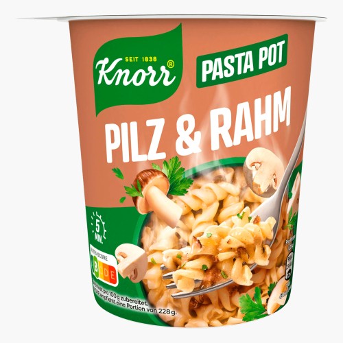 Knorr Pasta Snack Pot Pilz & Rahm 59g
