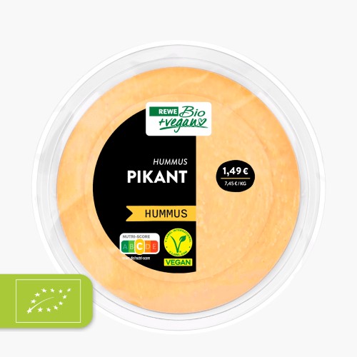 Rewe Bio Hummus pikant 200g