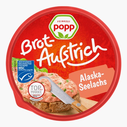 Popp Brotaufstrich Alaska-Seelachs 150g