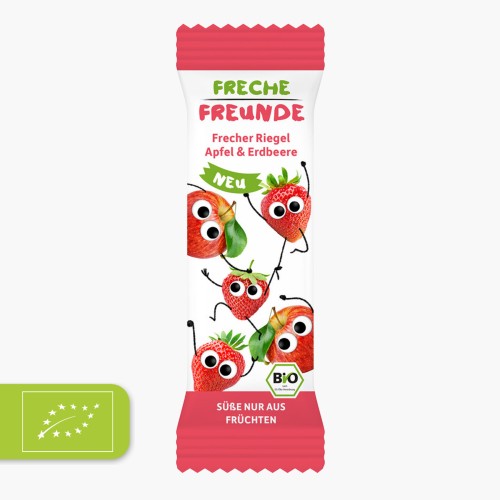 Freche Freunde Bio Frecher Riegel Apfel & Erdbeere 21g