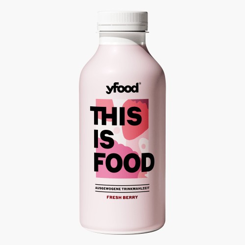 Yfood Trinkmahlzeit Fresh Berry mit Pfand 500ml