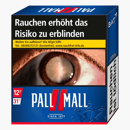 Pall Mall Red Super 31 Stk. Zigaretten - 12€