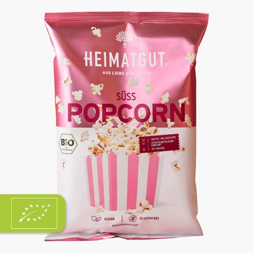 Heimatgut Bio Popcorn Süß 90g