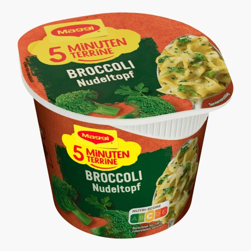 Maggi 5 Minuten Terrine Broccoli Nudeltopf 50g