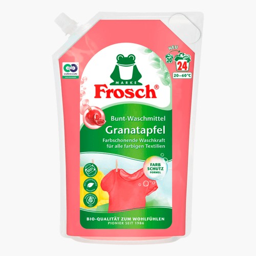 Frosch Waschmittel Bunt Granatapfel 24WL