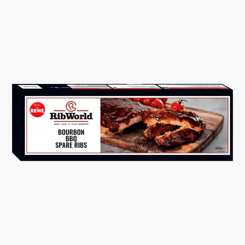 RibWorld Bourbon BBQ Spare Ribs 600g