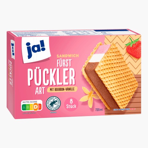 Ja! Sandwich Fürst Pückler Art 720ml (8x90ml)