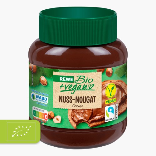 Rewe Bio + Vegan Nuss-Nougat-Creme 400g
