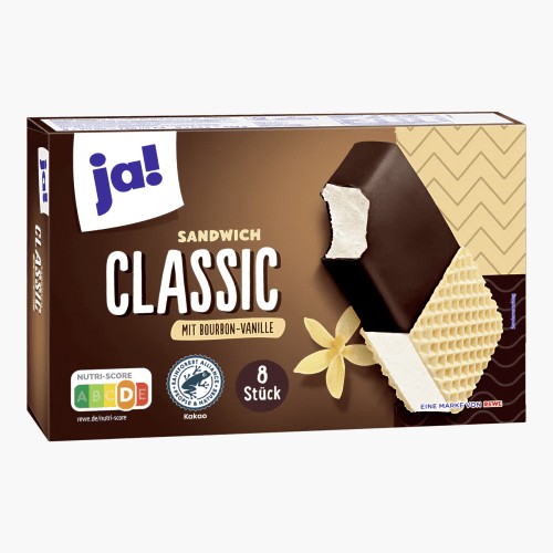 Ja! Sandwich Classic 720ml (8x90ml)
