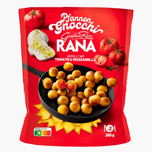 Rana Pfannen-Gnocchi Gefüllt Tomate & Mozzarella 280g