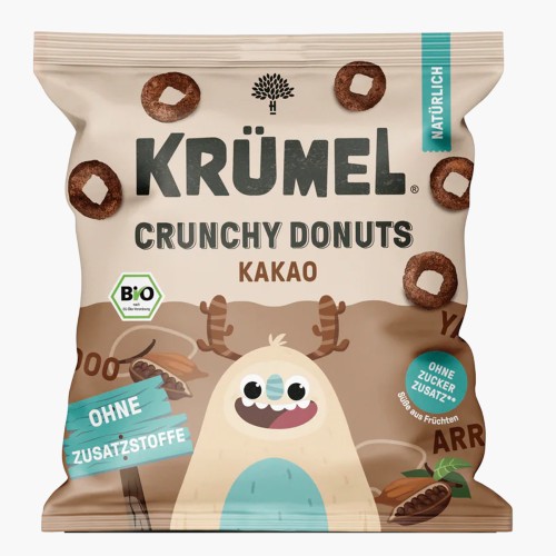 KRÜMEL Kindersnack Crunchy Donuts Kakao, ab 3 Jahren, 20 g