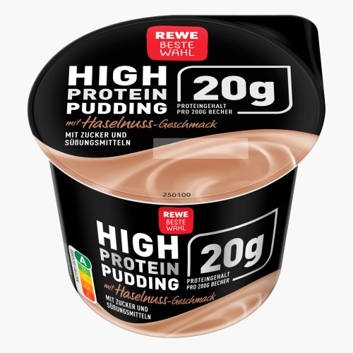 REWE Beste Wahl High Protein Pudding Haselnuss 200g