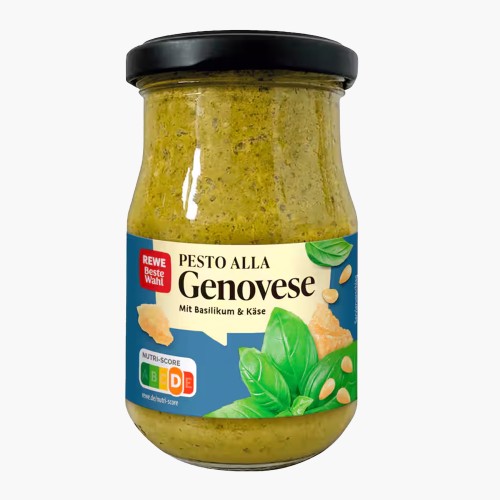 REWE Beste Wahl Pesto Alla Genovese mit Basilikum und Käse 190g