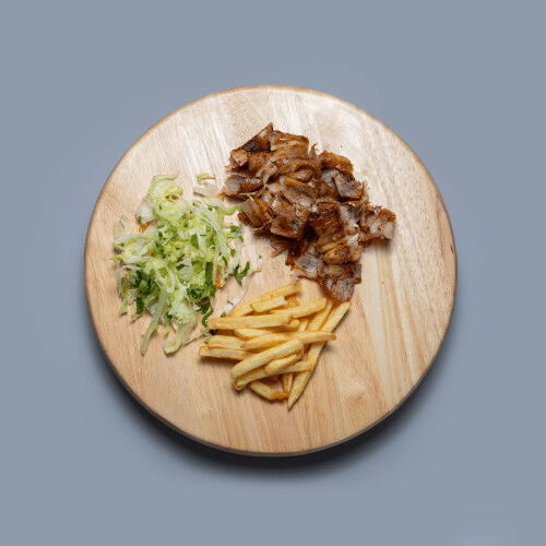 Box mit Pommes