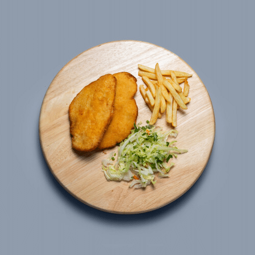 Putenschnitzel Teller