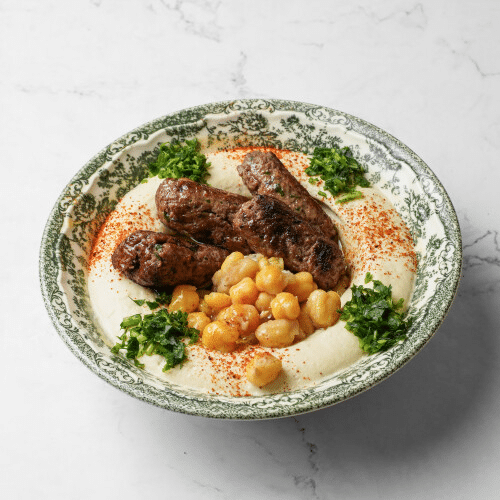 Makanik Sausage Hummus