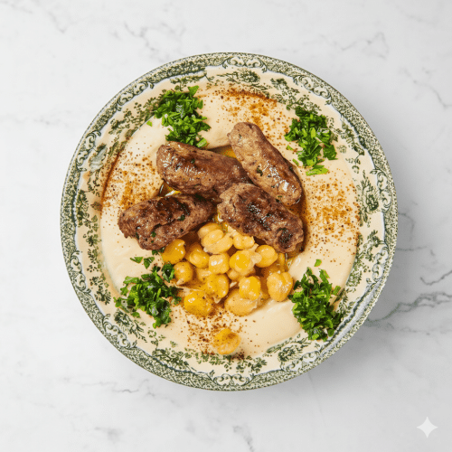 Kafta Hummus